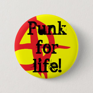 Punk for life! button