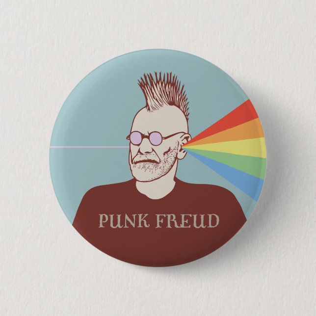 Punk Freud Button (Front)