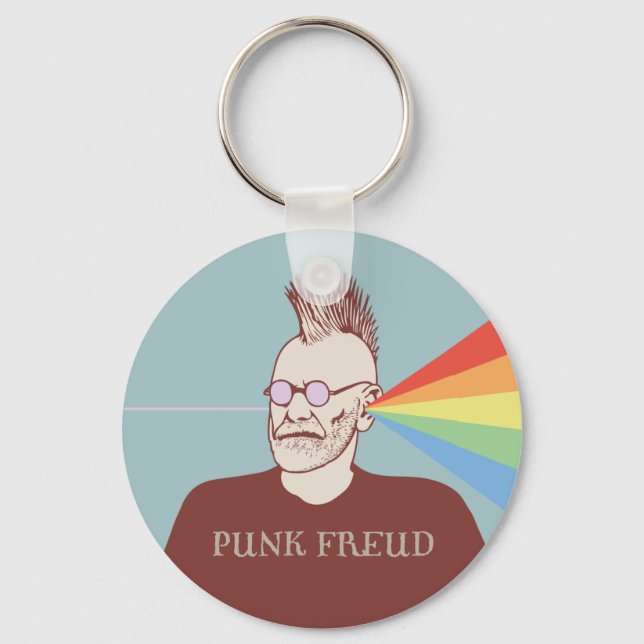 Punk Freud Keychain (Front)