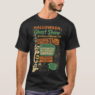 Punk Funny Horror Spooky Halloween Ghost Show Ghos T-Shirt