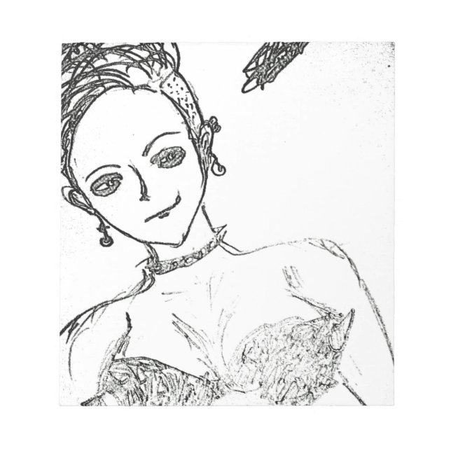 punk girl...i am just a girl american idol notepad (Front)