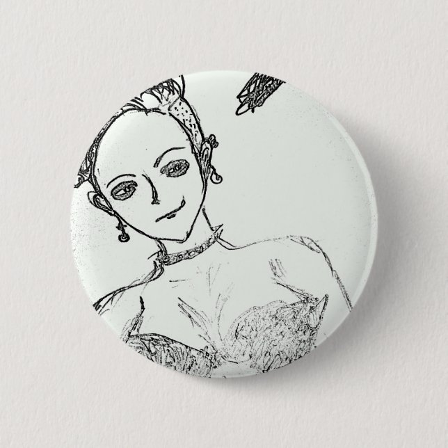 punk girl is sophie??? button (Front)