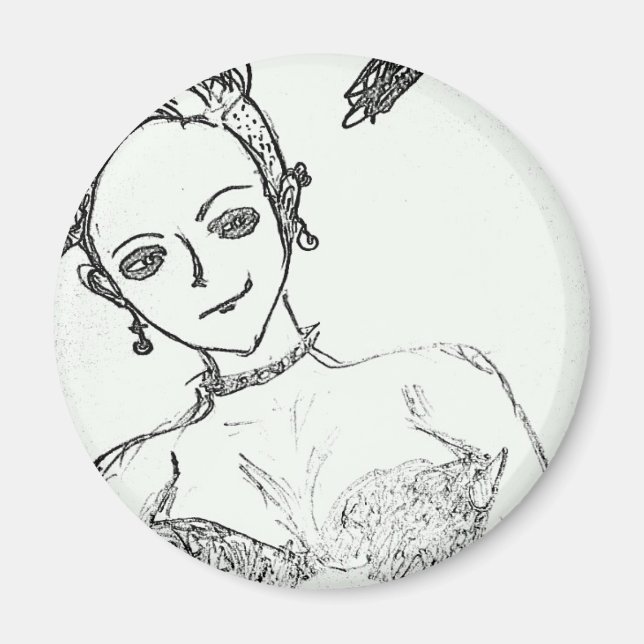 punk girl is sophie??? magnet (Front)
