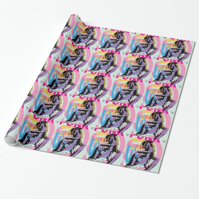 punk_girl wrapping paper (Unrolled)