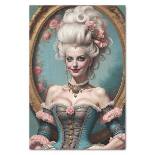 Punk Glam Marie Antoinette Decoupage Paper