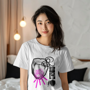 Punk Grunge Heart Collage T-Shirt