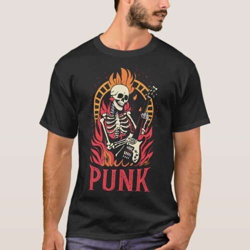 Punk Guitar T_Shirt