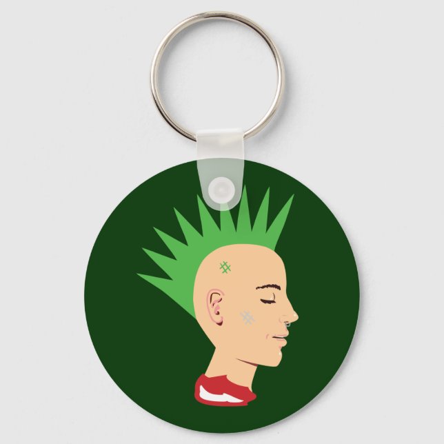 Punk Guy Keychain (Front)