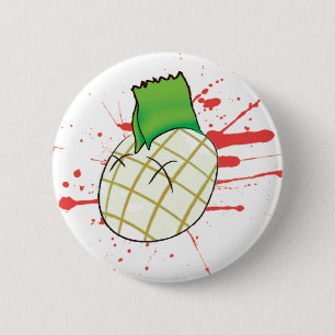 punk head pinback button