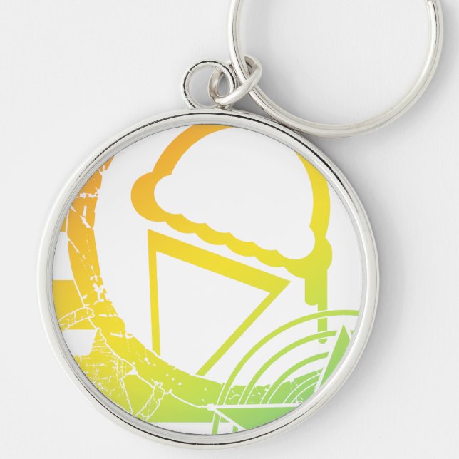 punk ice cream dripz keychain (Front)