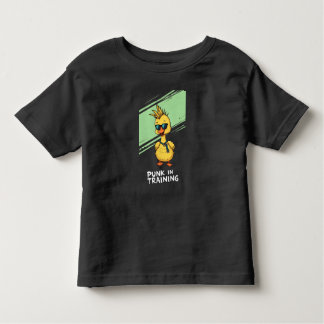 Punk in Training – Cute Punk Duck CartoonT-Shirt Toddler T-shirt