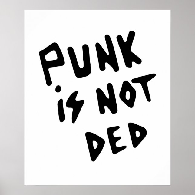 Punk is not ded Persepolis Poster (Front)