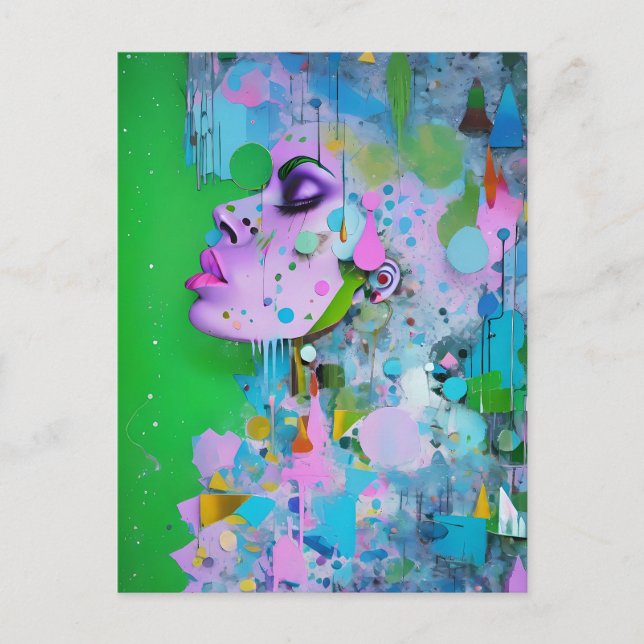 Punk - Ken Gage Surreal Art Postcard (Front)