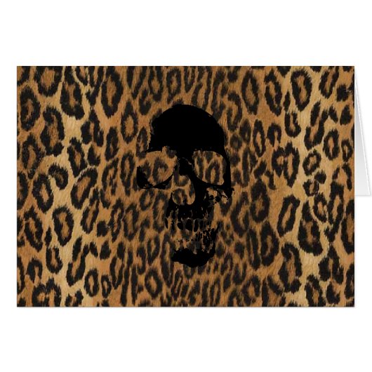 Punk Leopard Card (Front Horizontal)
