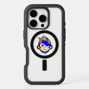 Punk Monkey fun modern trendy iPhone 16 Pro Case