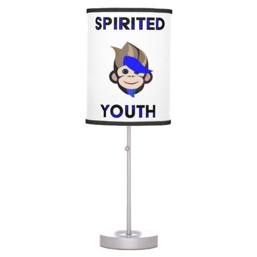 Punk Monkey Spirited youth blue hair monkey lamp