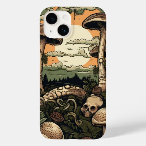 Punk Mushroom Forest Case_Mate iPhone 14 Case