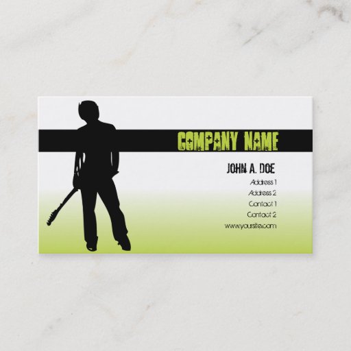 Customizable Punk Music Business Card