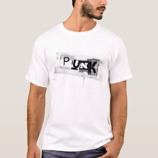 PUNK On White T-Shirt