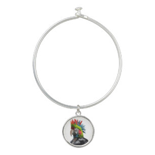 Punk Parrot Bangle Bracelet