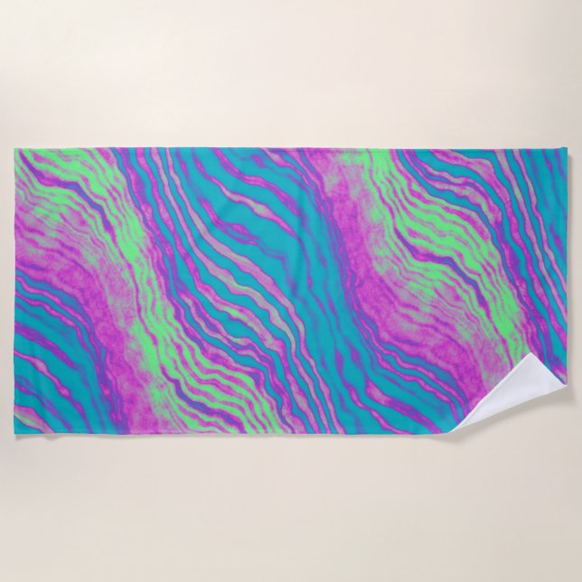 punk pinata :  beach towel (Front)