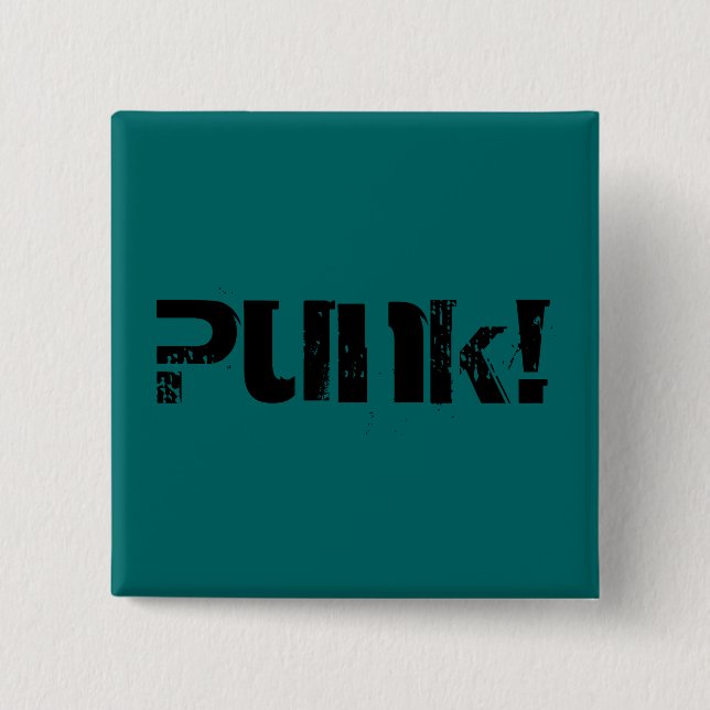 Punk! Pinback Button (Front)