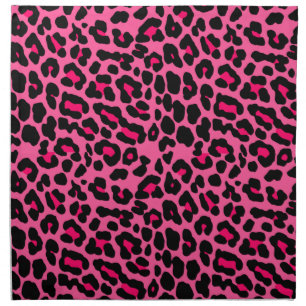 Punk Pink Leopard Print Napkin