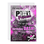 Punk Princess Birthday Bash Invitation