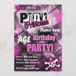 Punk Princess Birthday Party Invite