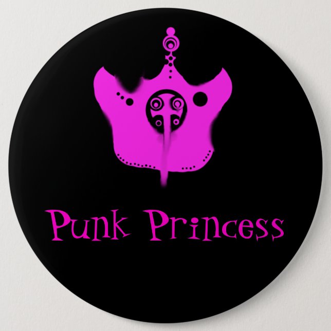 Punk Princess Button (Front)