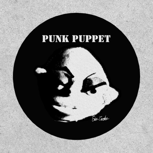 Punk Puppet (Erica Crooks design) Patch (Front)