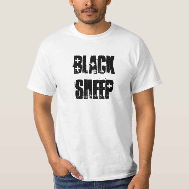 Punk Rock Black Sheep T-Shirt (Front)