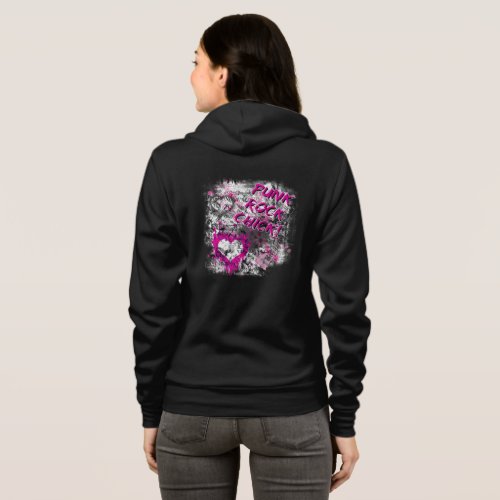 Punk Rock Chick Hoodie