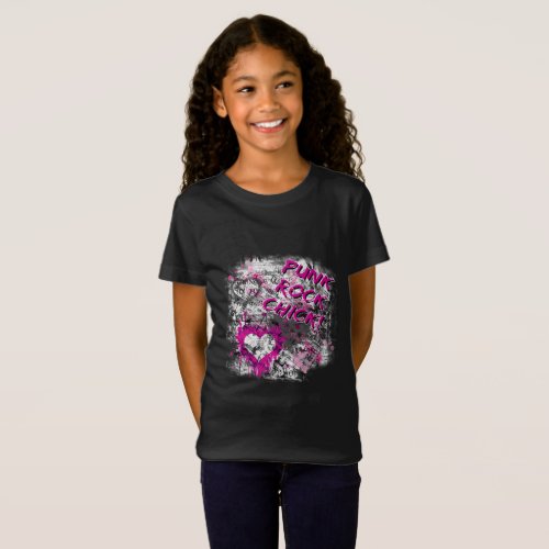 Punk Rock Chick T_Shirt