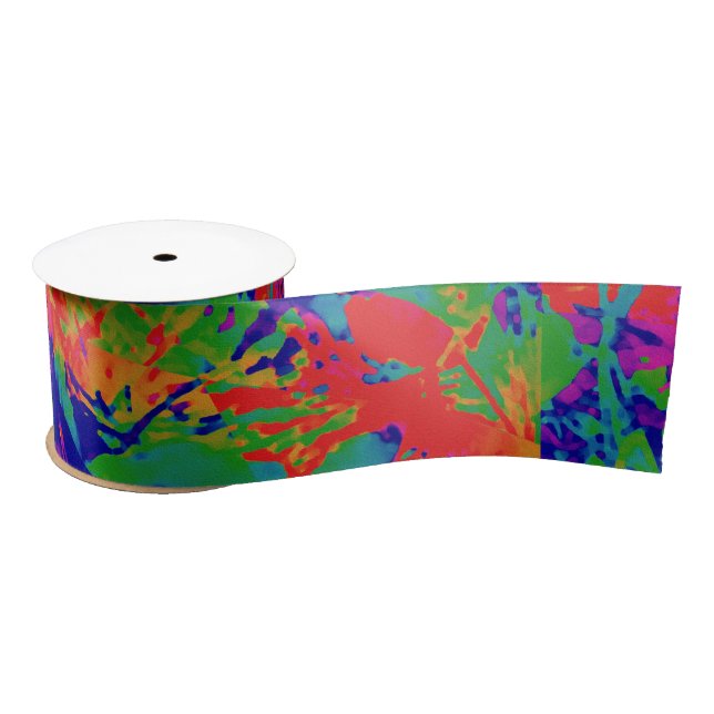 Punk Rock Design Satin Ribbon (Spool)