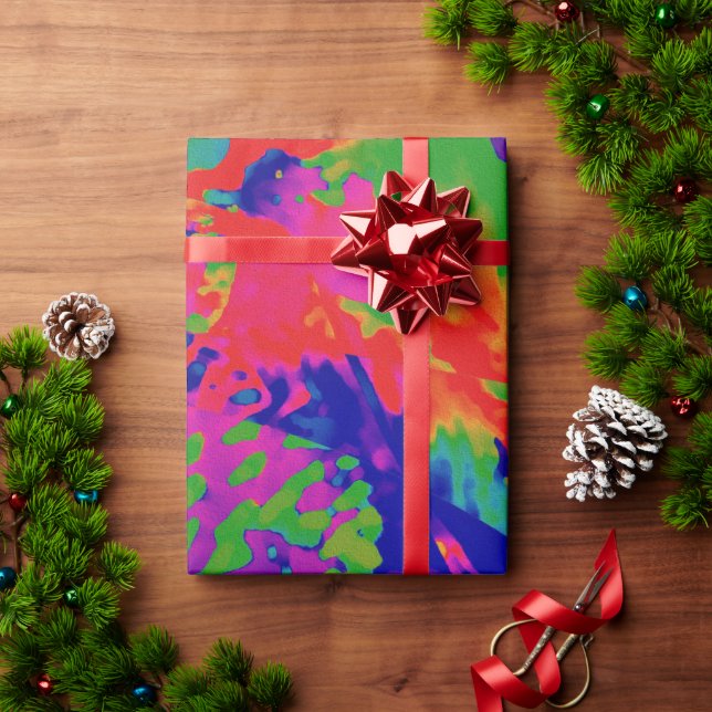 Punk Rock Design Wrapping Paper (Holiday Gift)