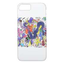 Punk Rock Doodle #15 1960s in Color