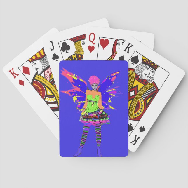 Punk Rock Fairy Poker Cards (Back)