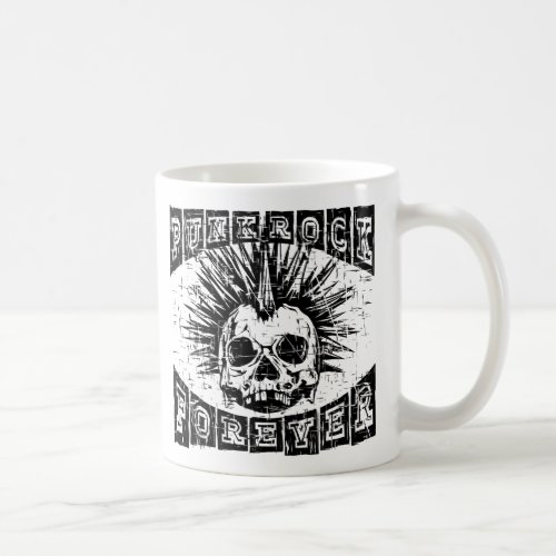 punk rock forever coffee mug