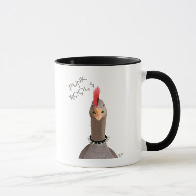 Punk Rock Goose Mug (Right)