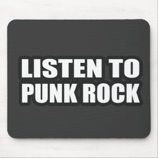 PUNK ROCK guy girl punker punk rocker punks music Mouse Pad