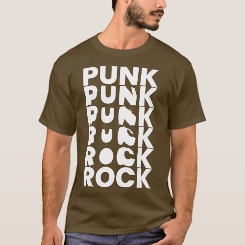 punk rock logo T_Shirt