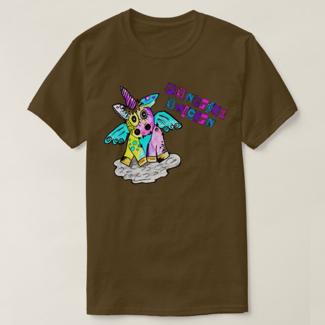 Punk Rock Metal Concert Festival Unicorn  1 T-Shirt (Design Front)