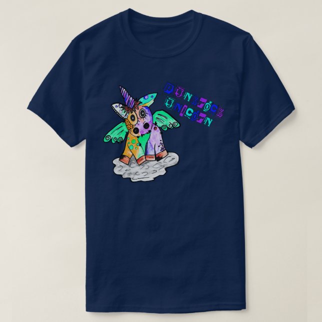 Punk Rock Metal Concert Festival Unicorn  3 T-Shirt (Design Front)