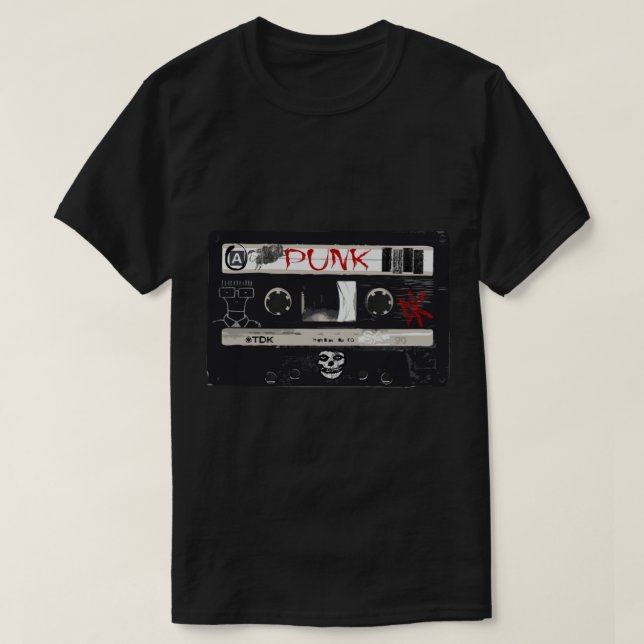 Punk Rock Mix Tape T-Shirt (Design Front)