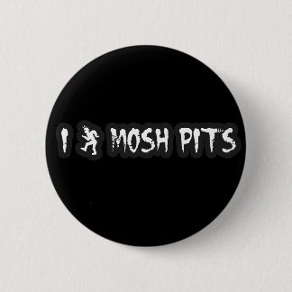 Punk Rock Mosh pit guys girls punk music slam pit Button