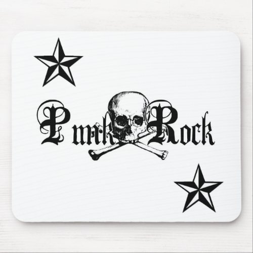 Punk rock mouse pad