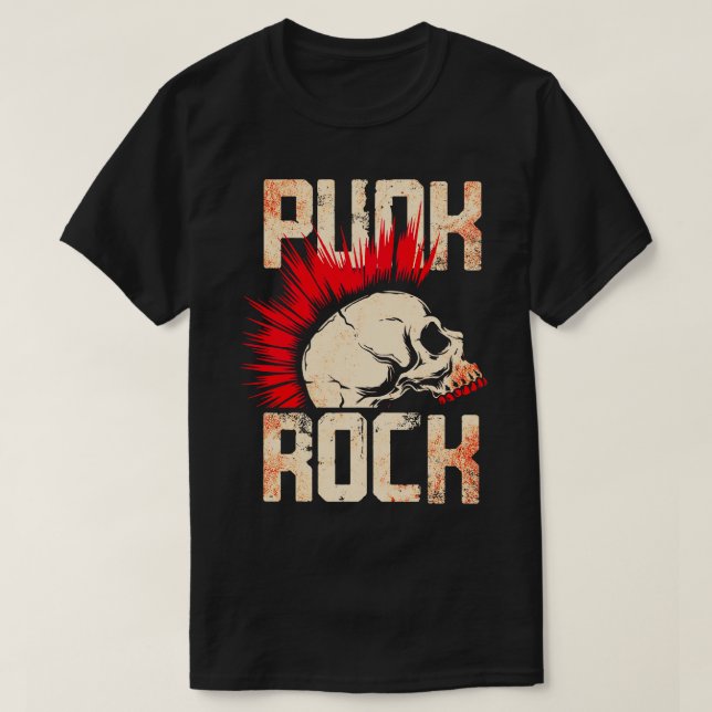 Punk Rock Music 8 T-Shirt (Design Front)
