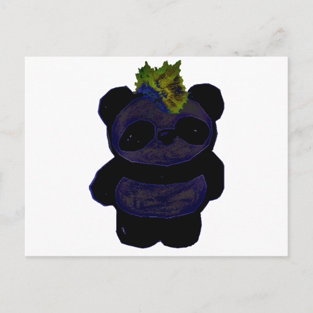 Punk Rock Panda 2 Postcard (Front)