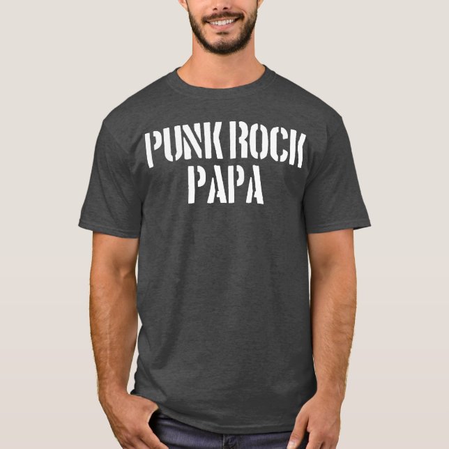 Punk Rock Papa friends T-Shirt (Front)